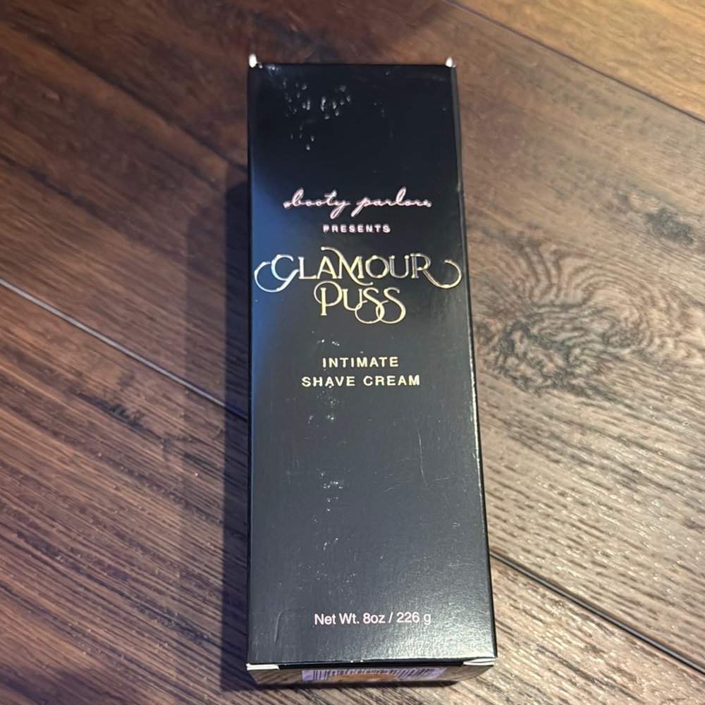 Booty Parlor NWT Glamour Puss Intimate Shave Cream 8 oz.